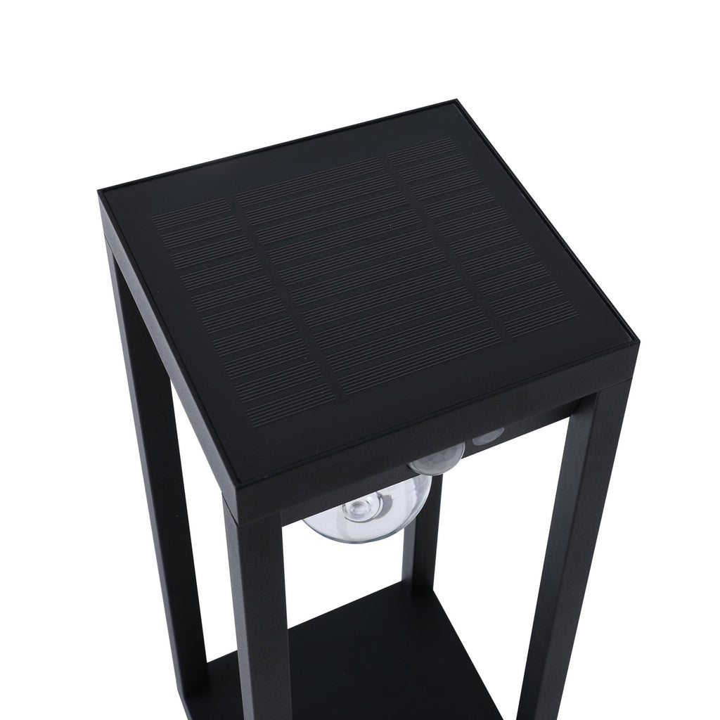 Smart LED solcelle-stolpelampe Enea med sensor CCT RGB IP44 - Lindby