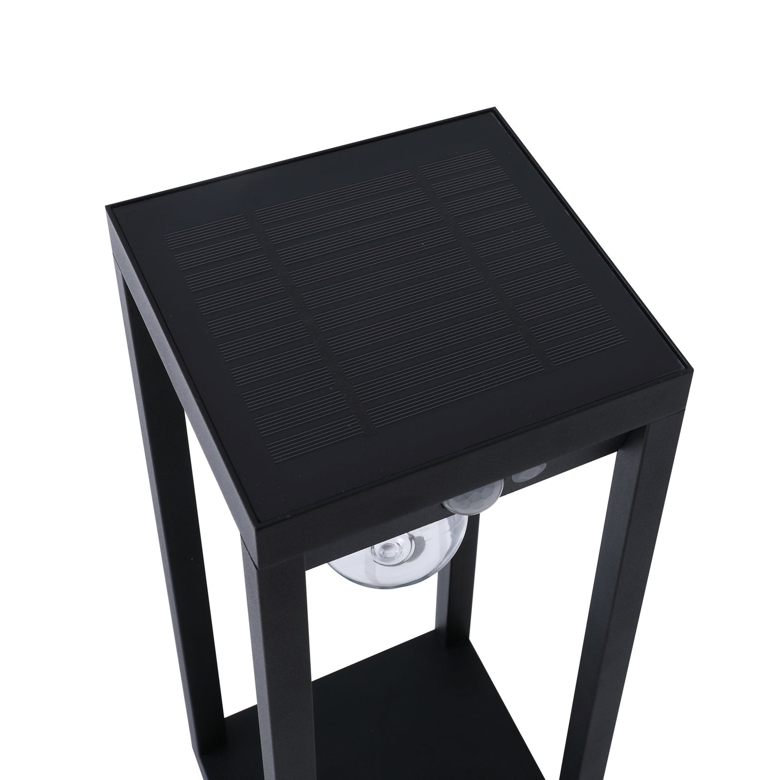 Smart LED solcelle-stolpelampe Enea med sensor CCT RGB IP44 - Lindby