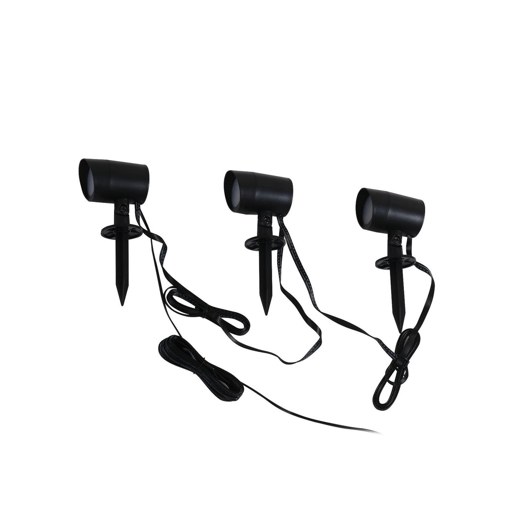 Smart LED-spydspot Nycta RGB dimbar 3-pk IP44 RGB fargevalg