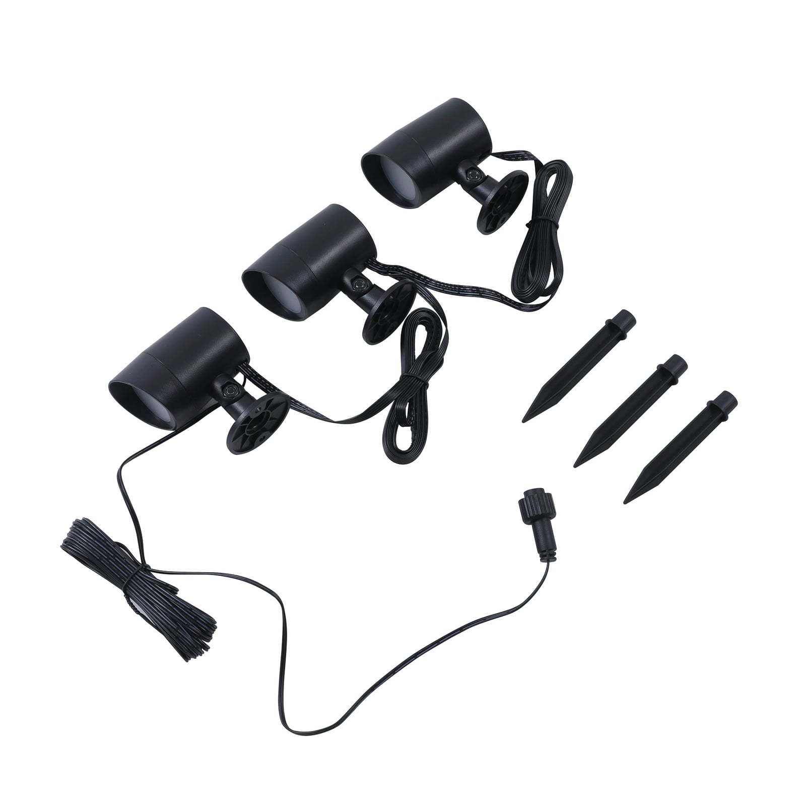 Smart LED-spydspot Nycta RGB dimbar 3-pk IP44 pakke med tre lamper