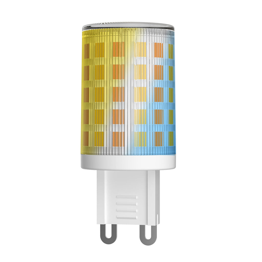Smart LED-stiftpære G9 2,5W CCT dimbar klar WiFi Tuya - LUUMR forfra