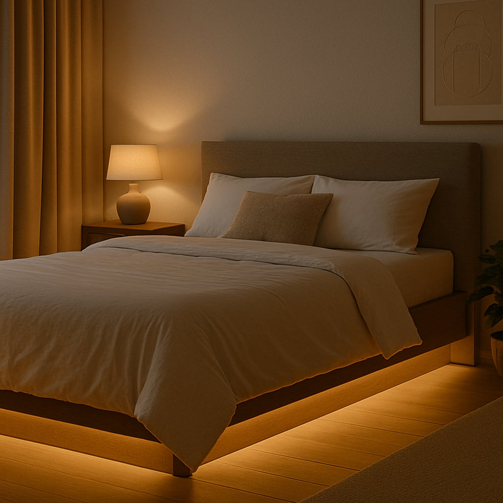 Smart LED-stripe 20 m RGB CCT med fjernkontroll 24W Calex forfra