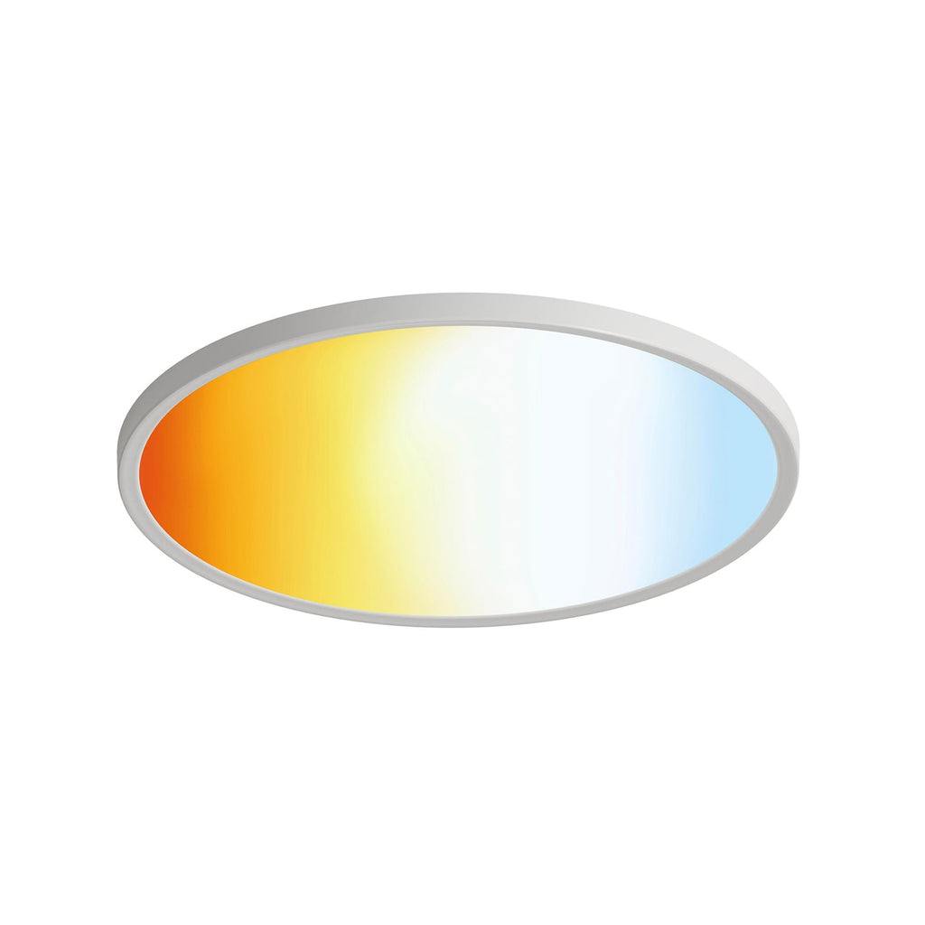 Smart LED taklampe Amela dimbar hvit CCT Ø50 cm forfra