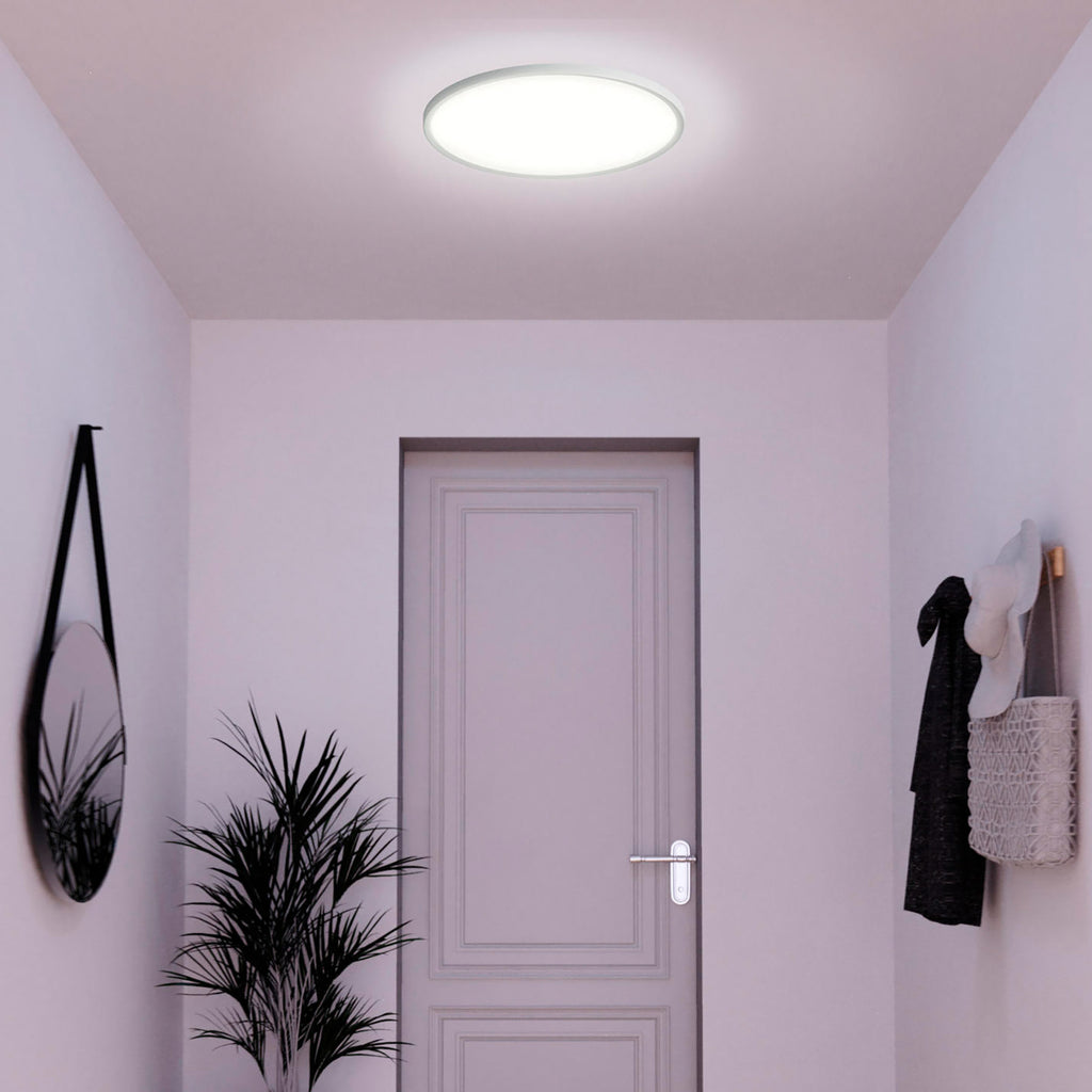Smart LED taklampe Amela dimbar hvit CCT Ø50 cm montert i tak
