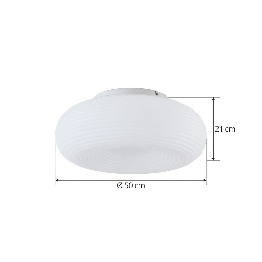 Smart LED taklampe Bolti RGBW CCT dimbar hvit montert i rom