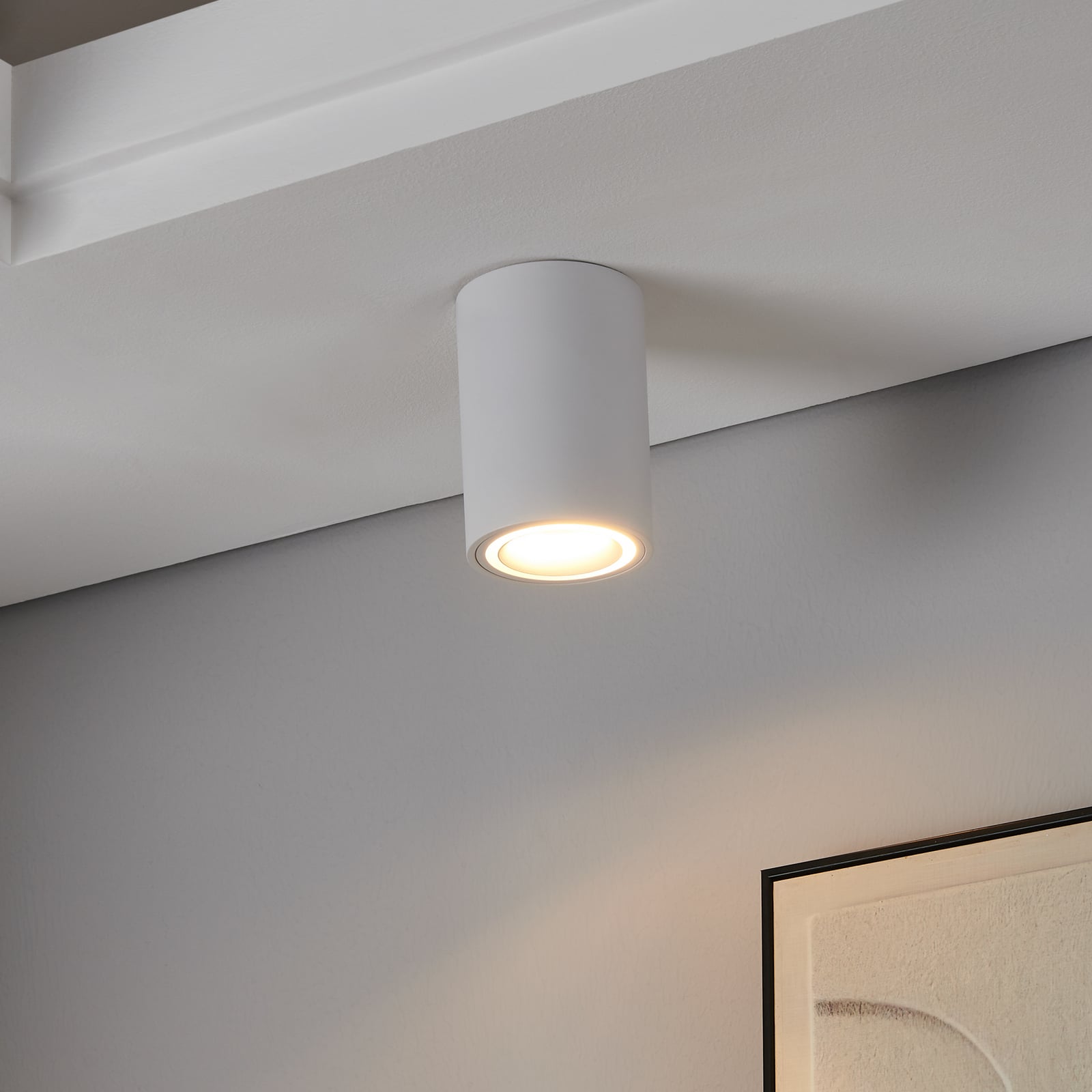 Smart LED taklampe Carosso-Z Zigbee CCT RGB dimbar hvit bakside