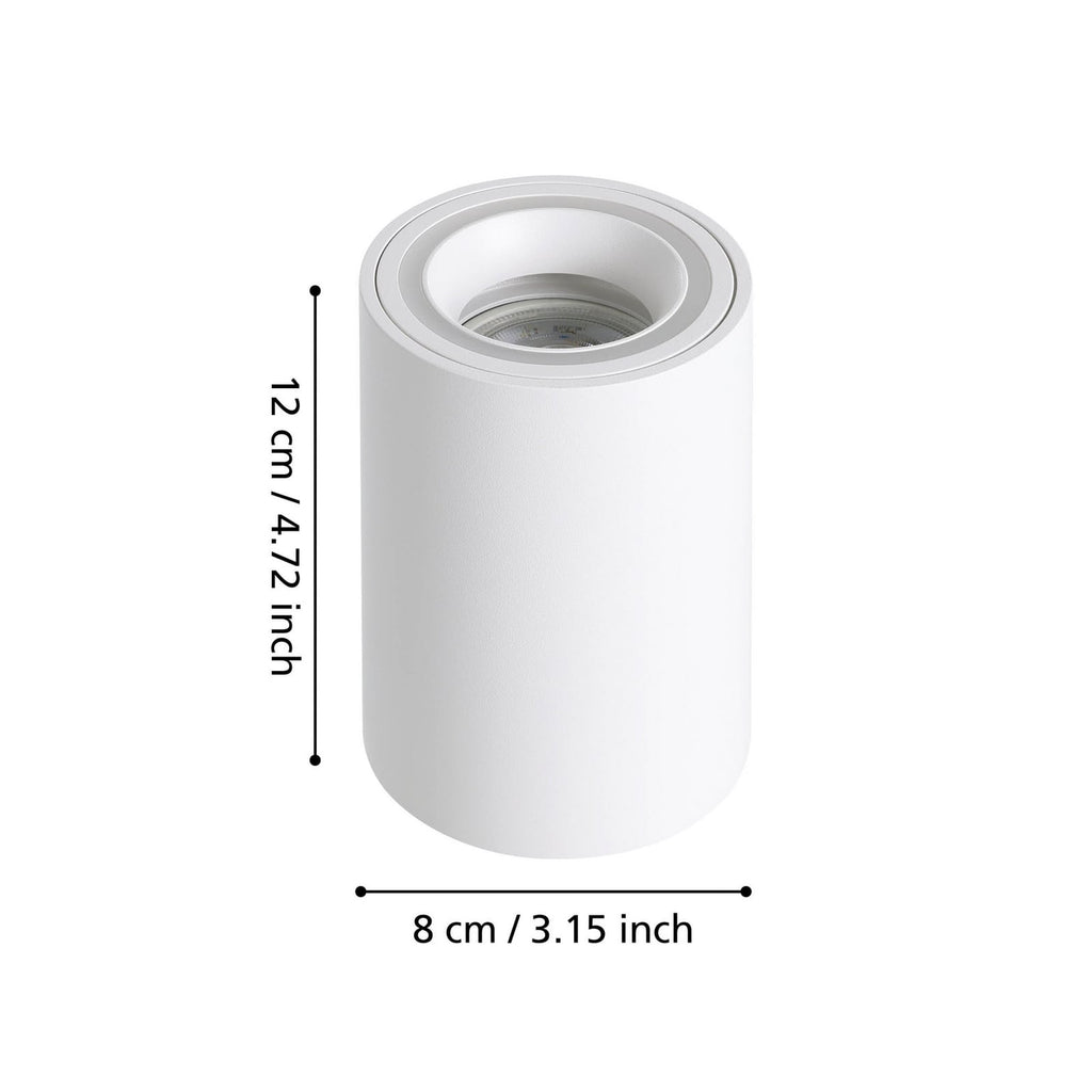 Smart LED taklampe Carosso-Z Zigbee CCT RGB dimbar hvit detalj