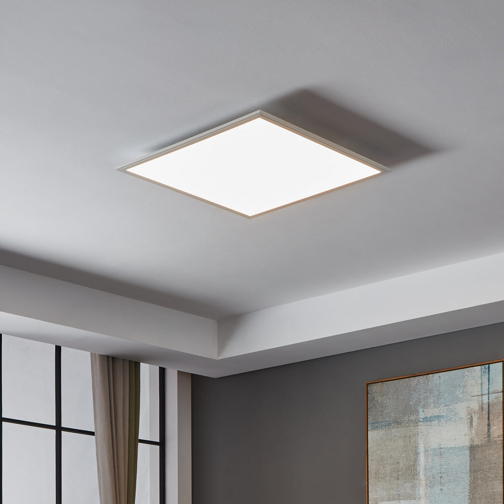 Smart LED taklampe CCT dimbar hvit 59,5x59,5 cm 33W - EGLO connect Bluetooth mesh