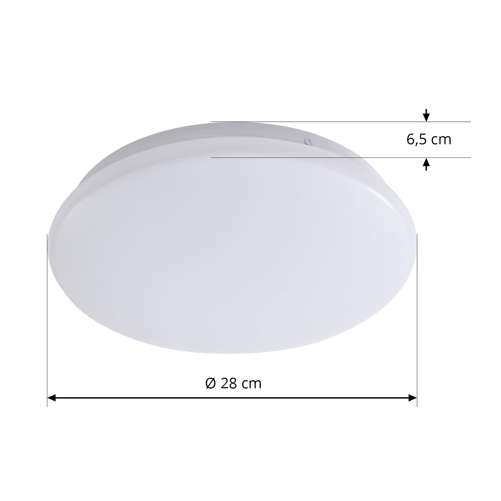 Detalj av Smart LED-taklampe Emeryn varmhvit hvit
