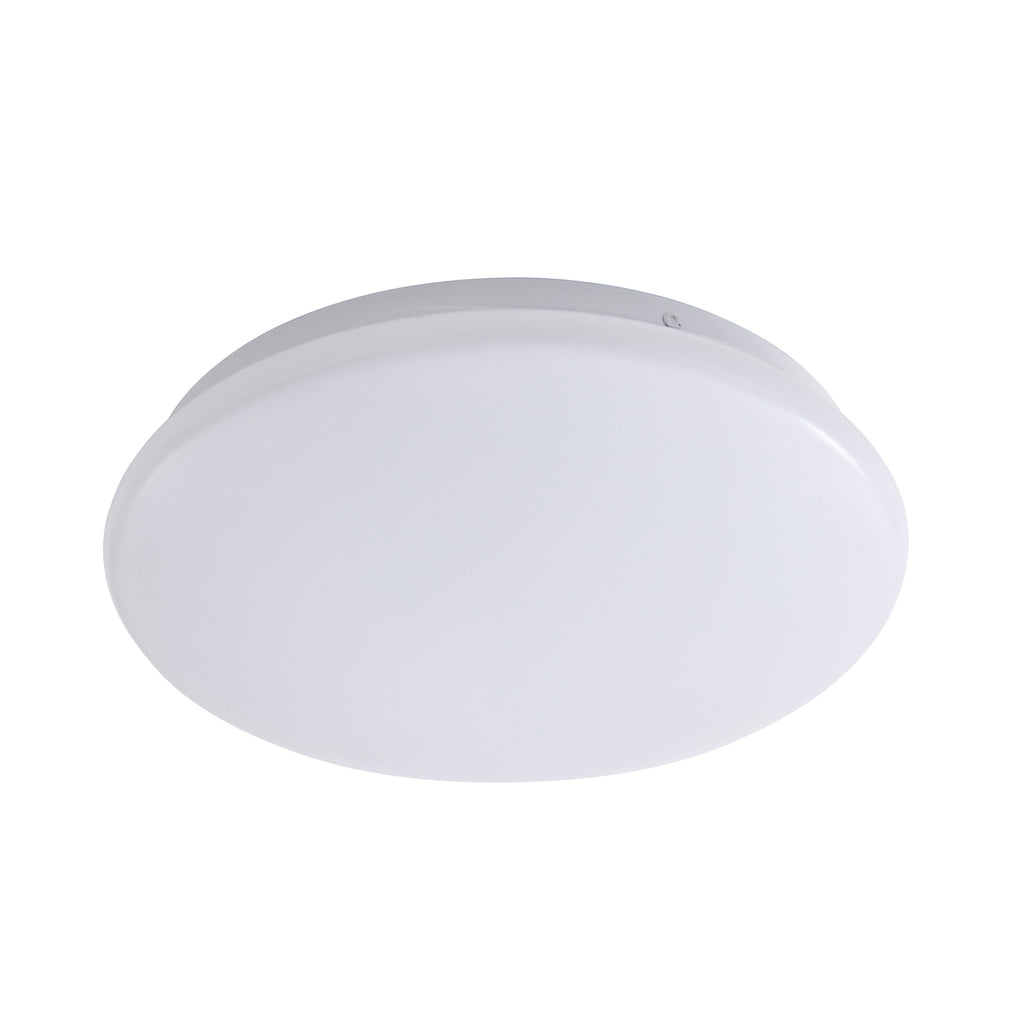 Smart LED-taklampe Emeryn varmhvit hvit montert i rom