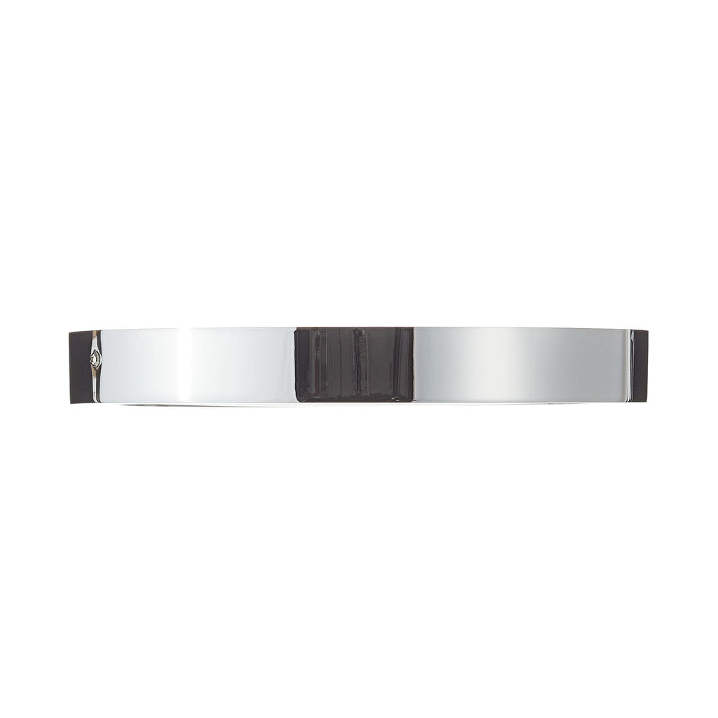 Smart LED taklampe Fueva-C rund dimbar CCT RGB krom nærbilde lysdiffusor