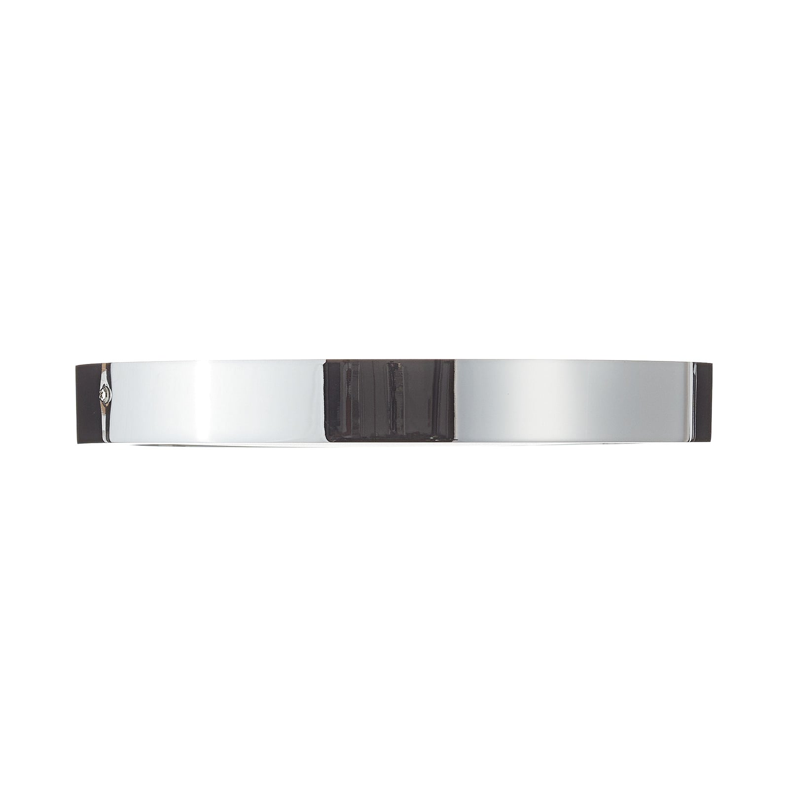 Smart LED taklampe Fueva-C rund dimbar CCT RGB krom nærbilde lysdiffusor