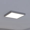 Smart LED taklampe Fueva-Z matt nikkel forfra