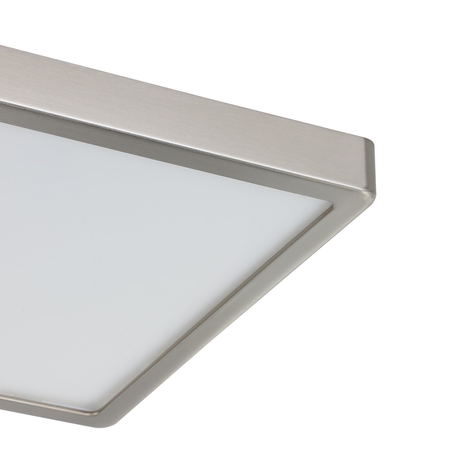 Smart LED taklampe Fueva-Z matt nikkel appstyring skjermbilde