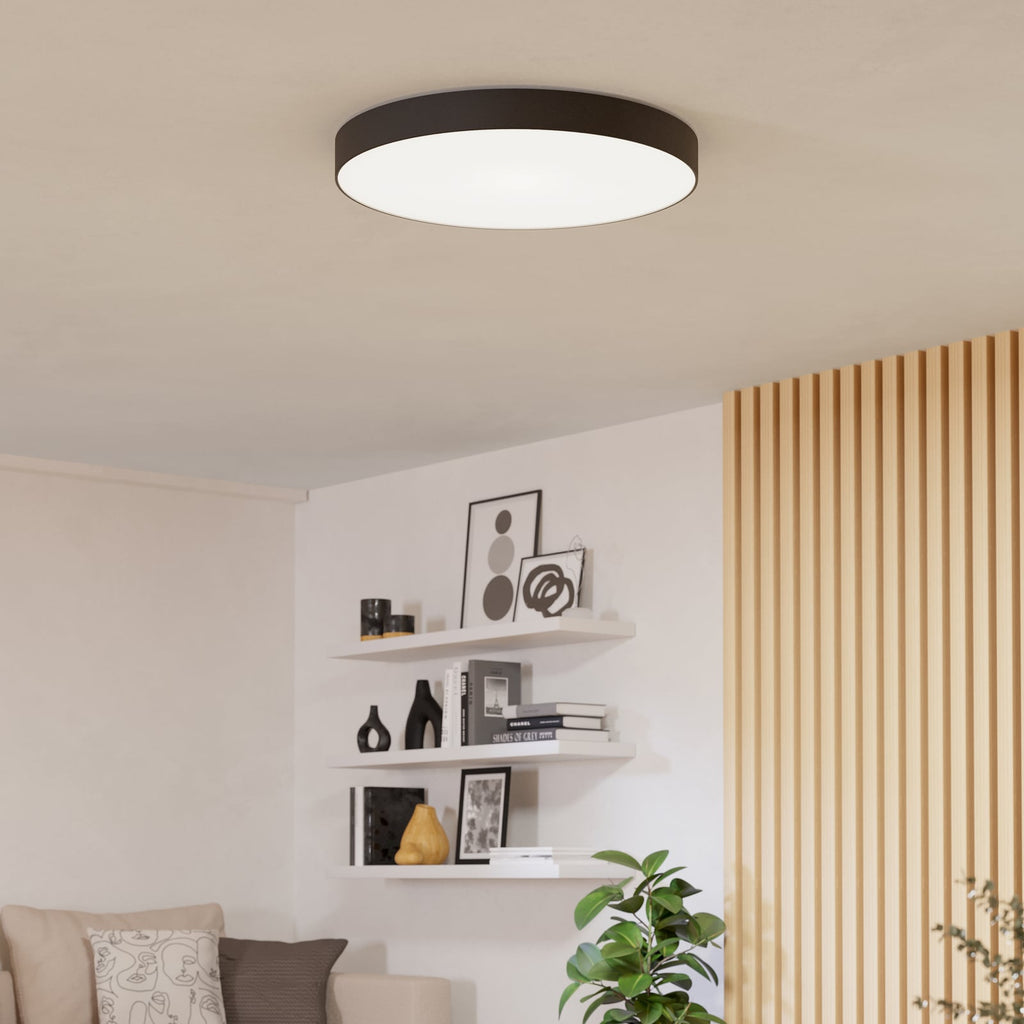 Smart LED-taklampe Gallizzi-Z svart Ø69 cm bakside
