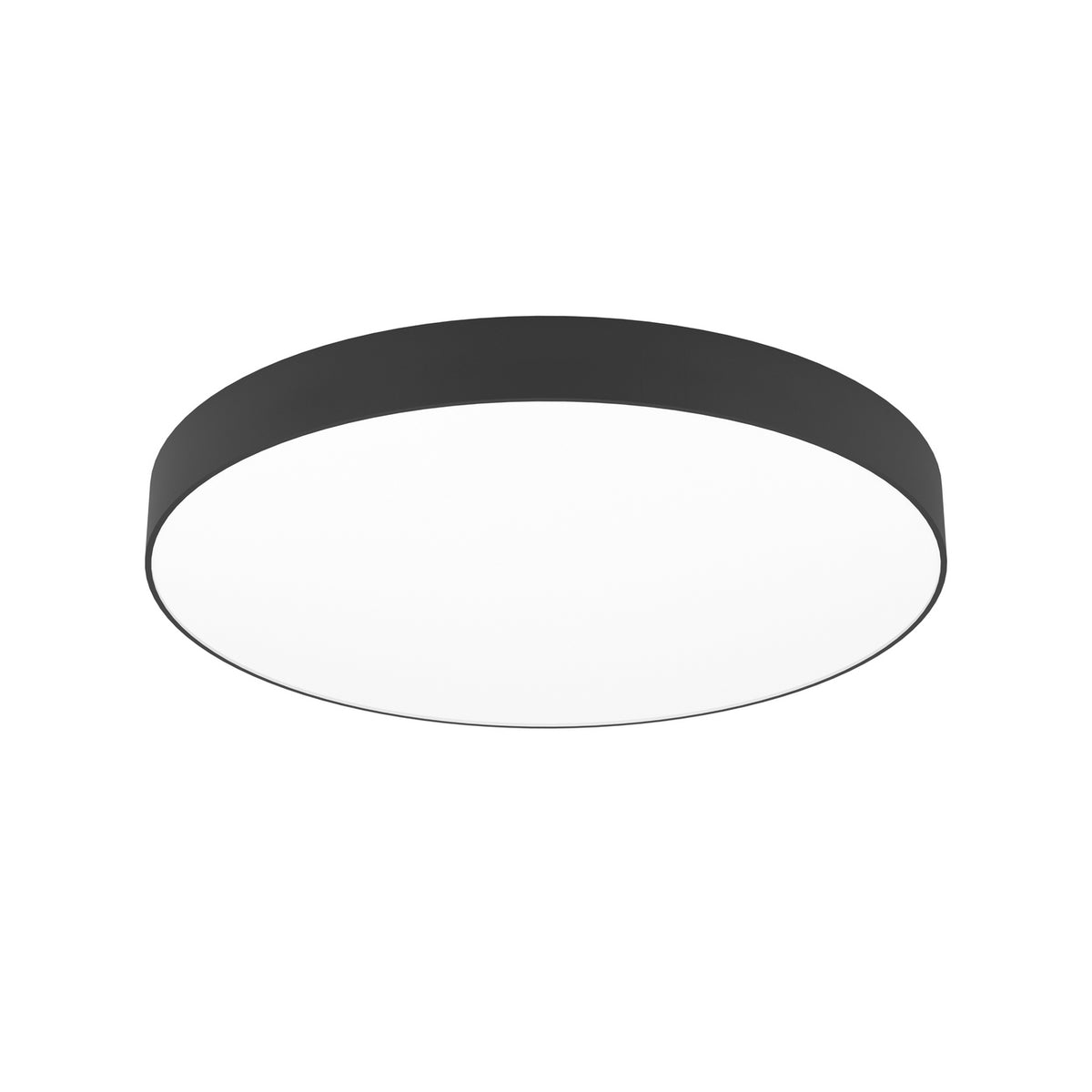 Smart LED-taklampe Gallizzi-Z svart Ø69 cm montert i rom