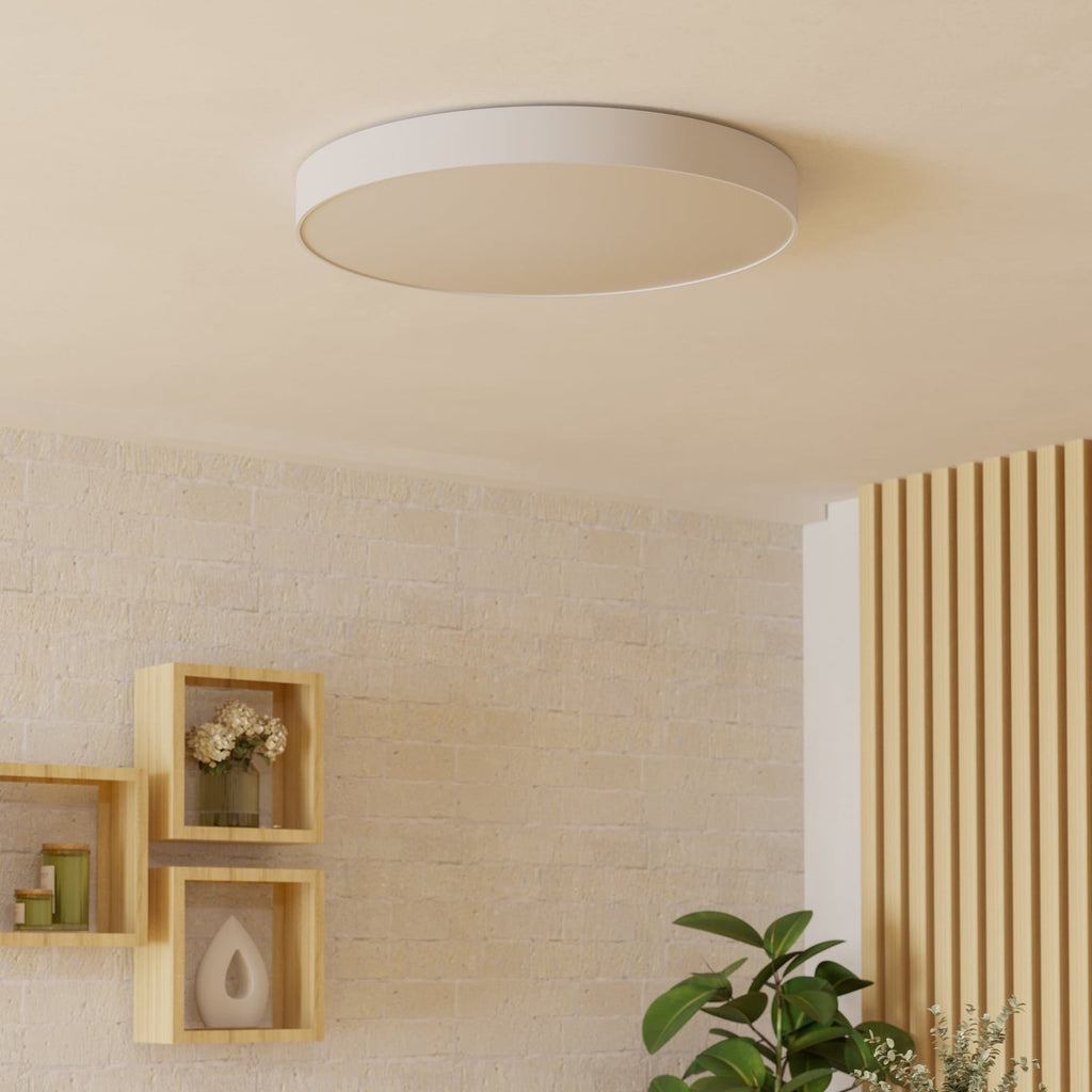 Detalj av Smart LED-taklampe Gallizzi-Z dimbar RGB CCT Ø69 cm hvit