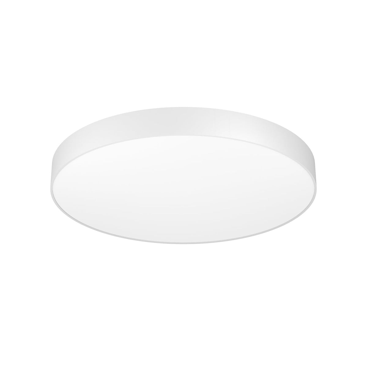 Smart LED-taklampe Gallizzi-Z dimbar RGB CCT Ø69 cm hvit montert i rom