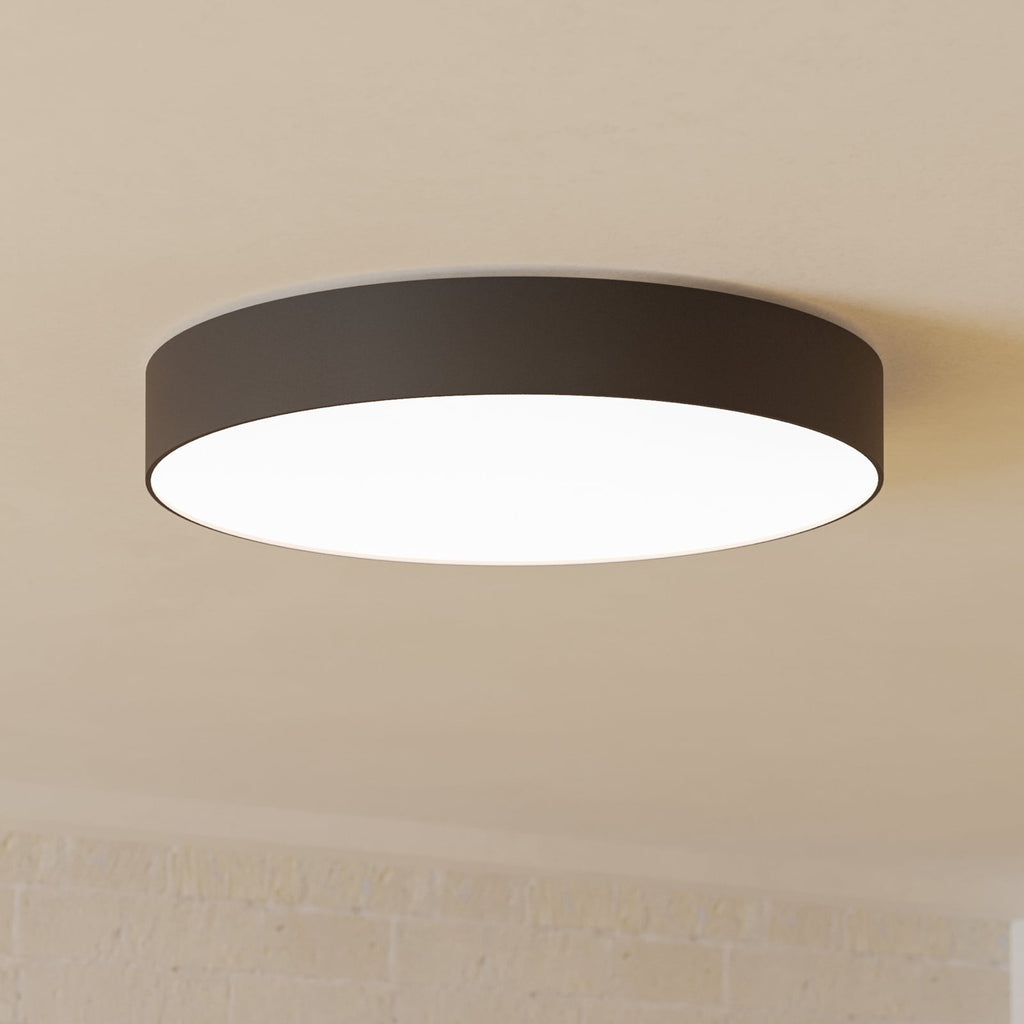Smart LED taklampe Gallizzi-Z dimbar CCT RGB svart forfra