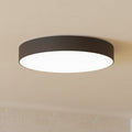 Smart LED taklampe Gallizzi-Z dimbar CCT RGB svart forfra
