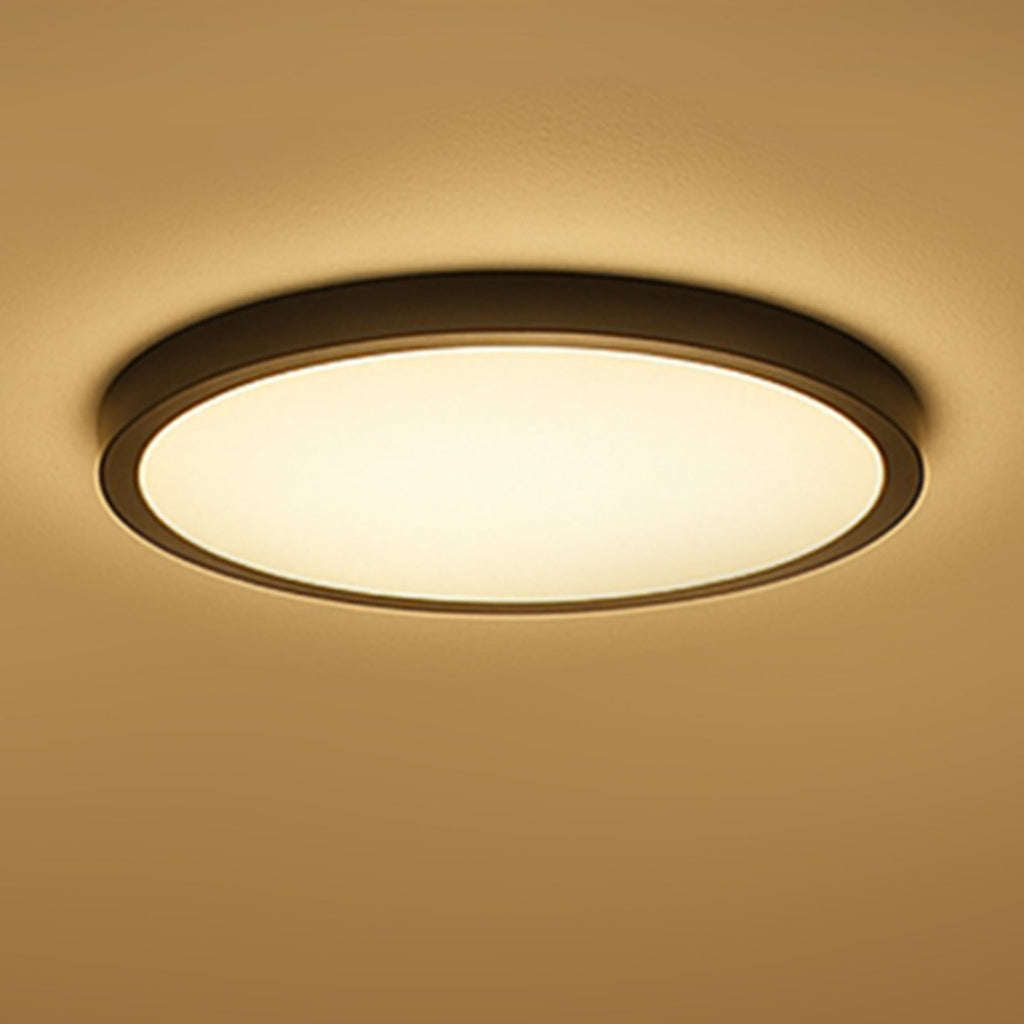 Smart LED-taklampe HALO RGB CCT dimbar svart Ø40 cm IP54 forfra