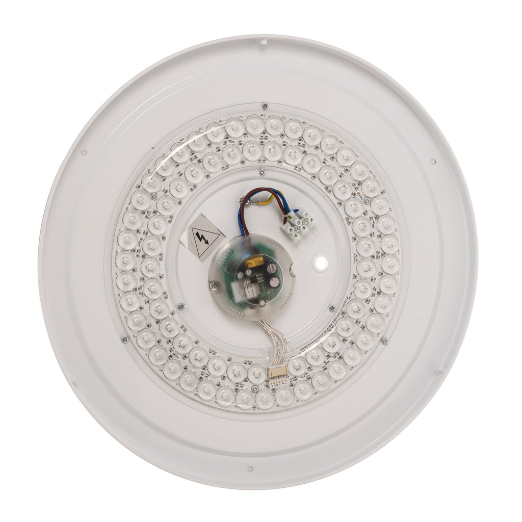 Smart LED-taklampe Innes hvit Ø38 cm lysfarger