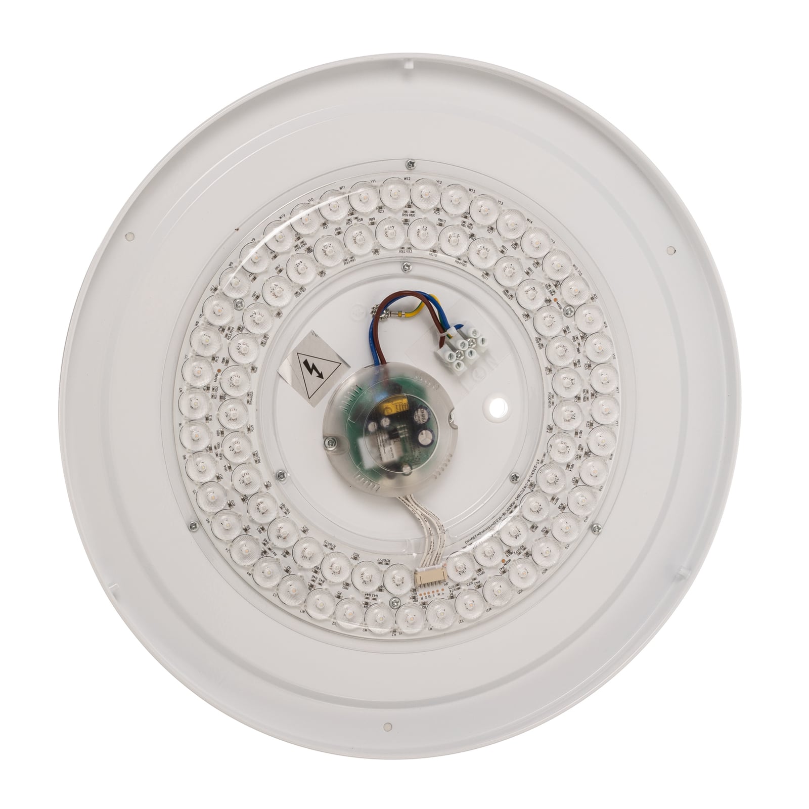 Smart LED-taklampe Innes hvit Ø38 cm lysfarger