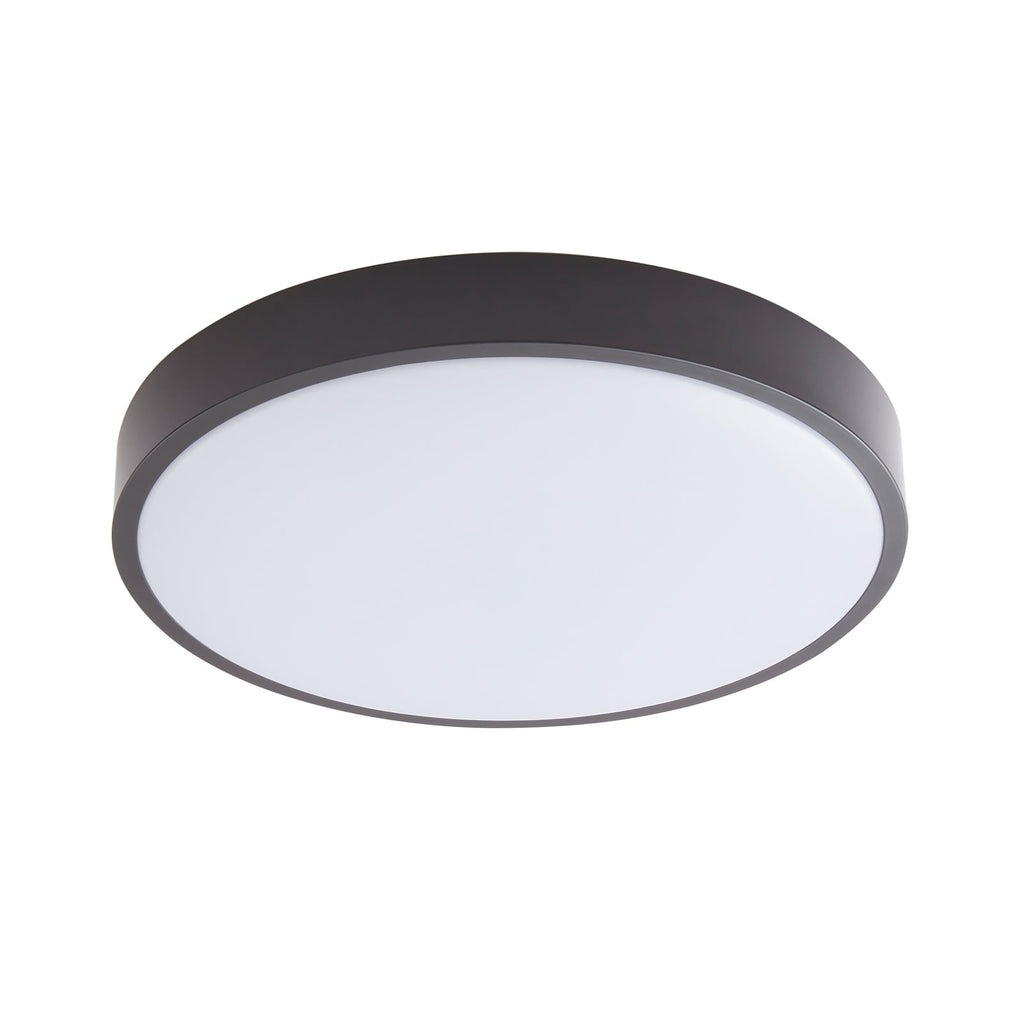Smart LED-taklampe Innes svart Ø38 cm detalj av lampe