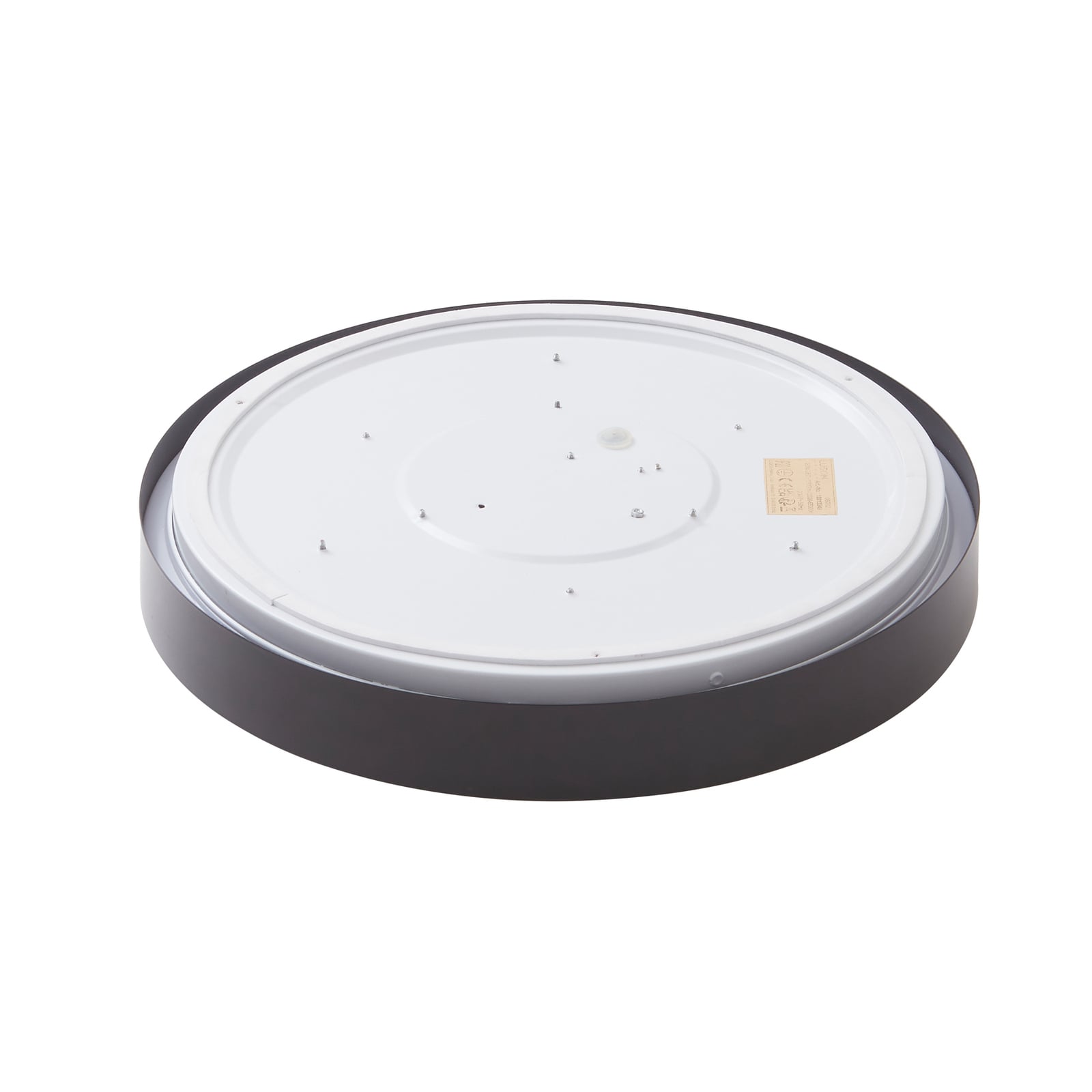 Smart LED-taklampe Innes svart Ø38 cm appstyring