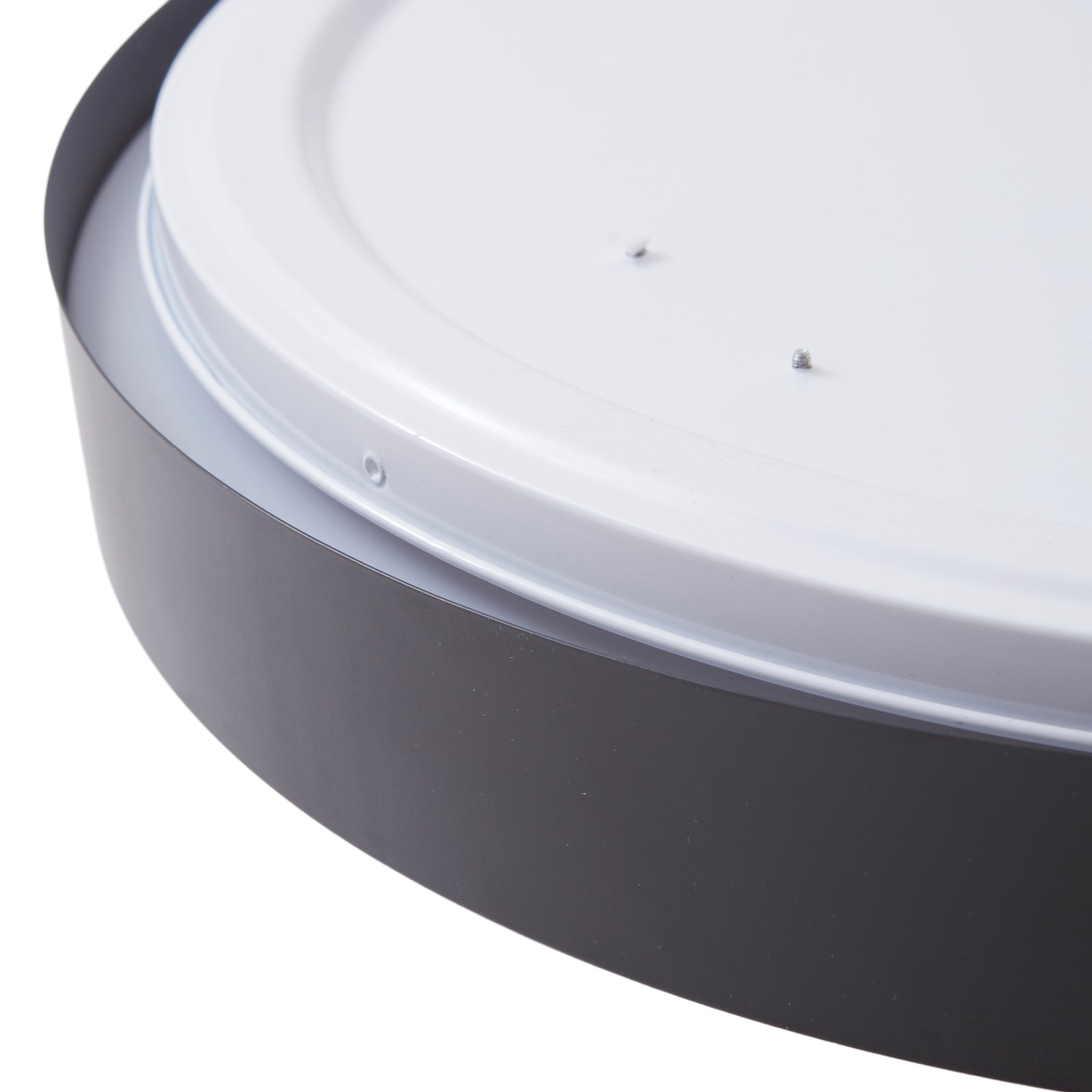 Smart LED-taklampe Innes svart RGB CCT dimbar sideprofil
