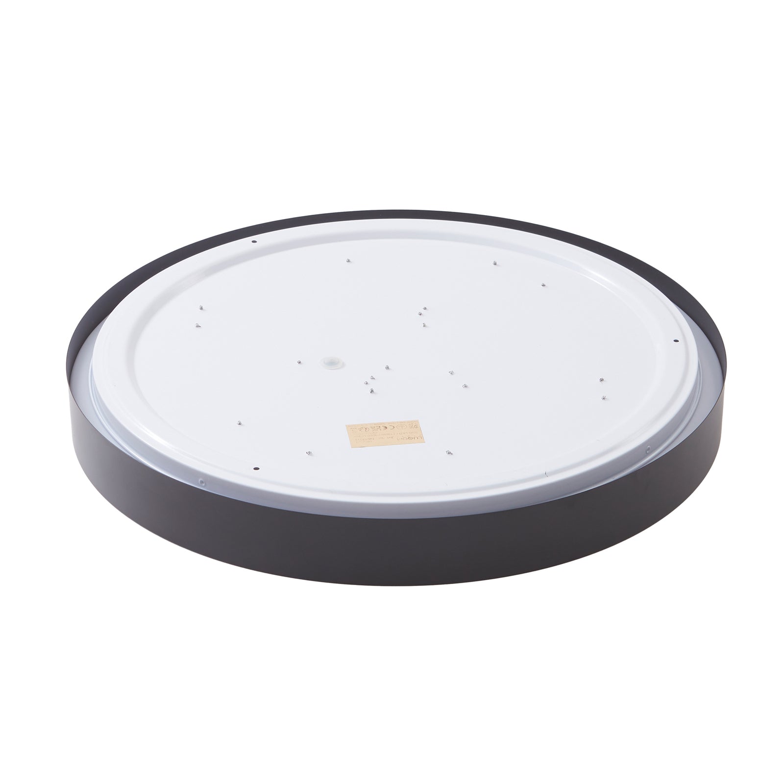 Smart LED-taklampe Innes svart RGB CCT dimbar med lys