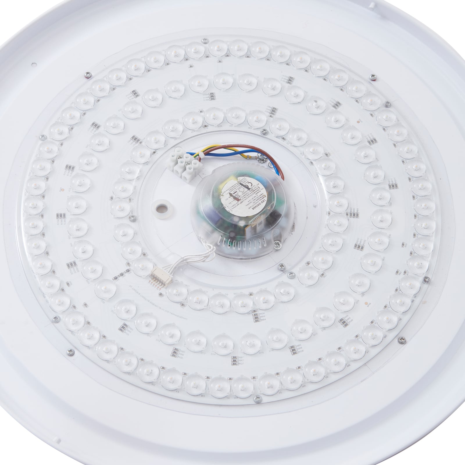 Smart LED-taklampe Innes svart RGB CCT dimbar lyseffekt