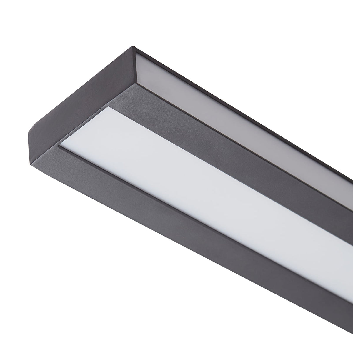 Smart LED-taklampe Leicy svart 100 cm nærbilde av lys
