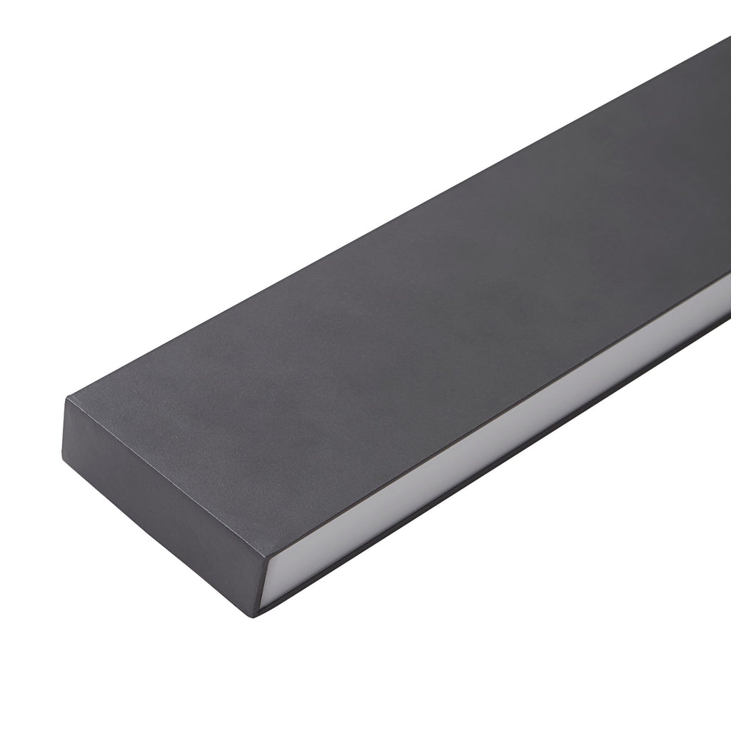 Smart LED-taklampe Leicy svart 100 cm RGB CCT dimbar - Lucande