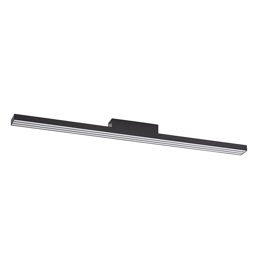 Smart LED-taklampe Leicy svart 100 cm RGB CCT dimbar montert i rom
