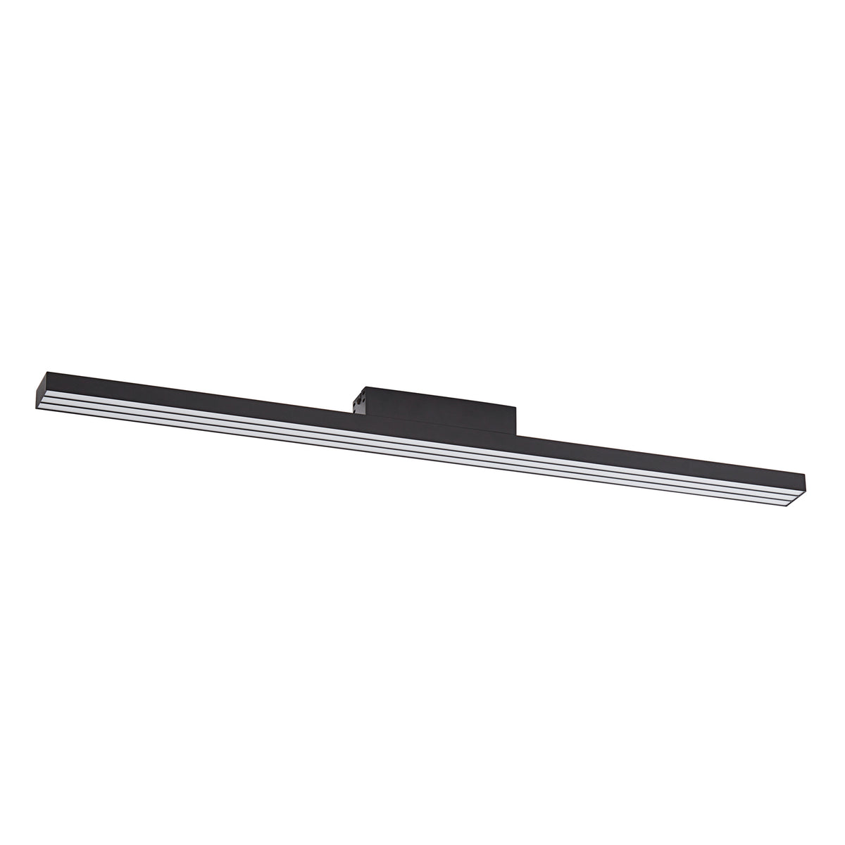 Smart LED-taklampe Leicy svart 100 cm RGB CCT dimbar montert i rom