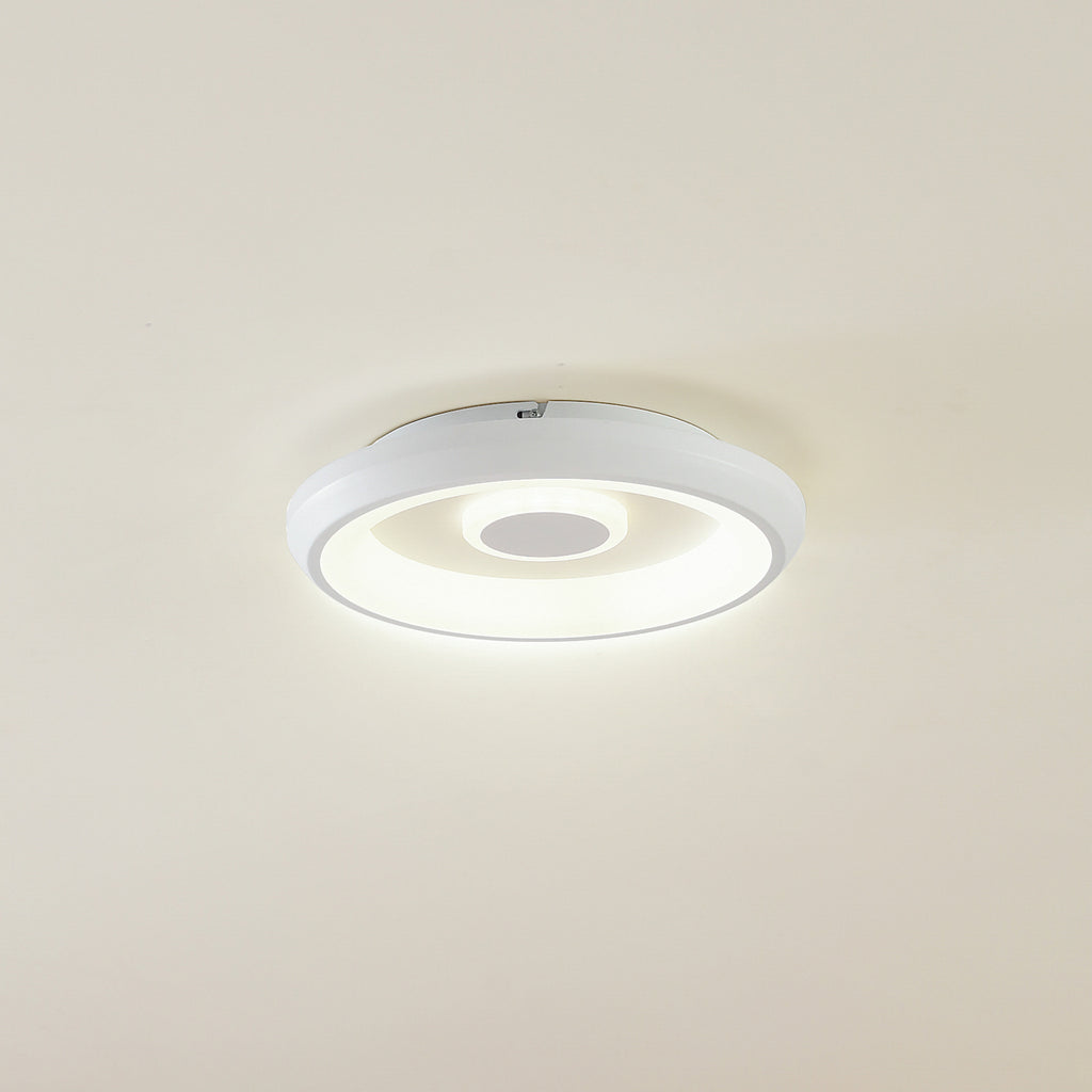 Smart LED-taklampe Lynden RGB dimbar hvit foran