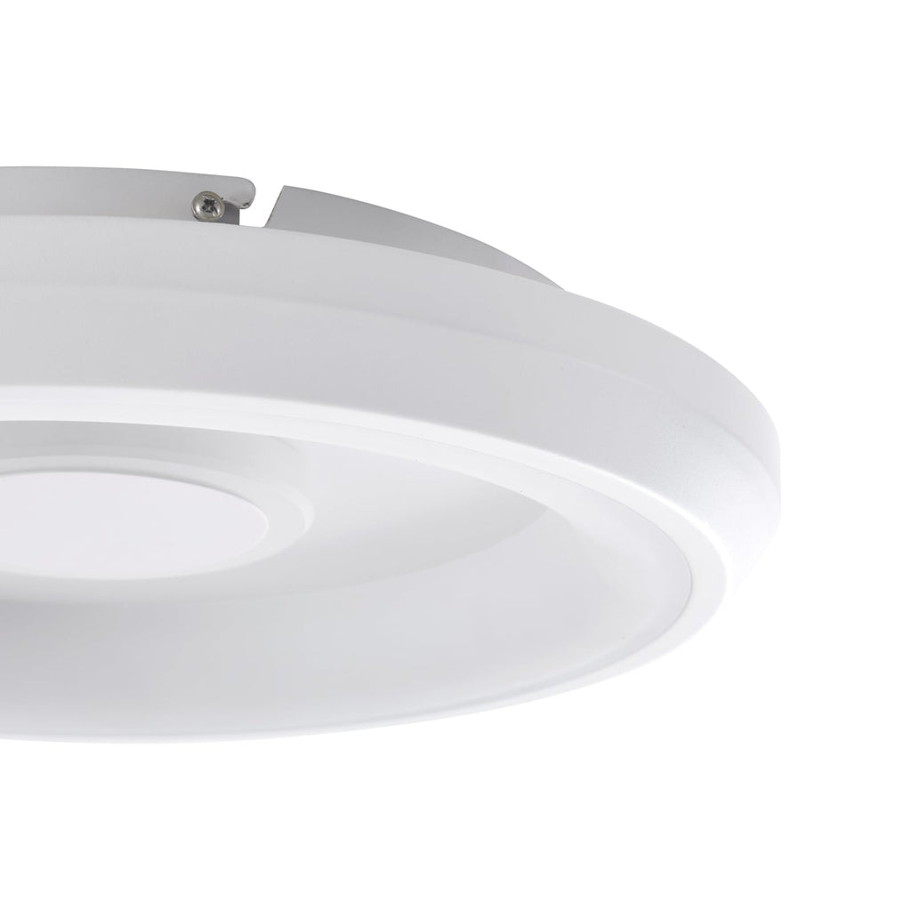 Smart LED-taklampe Lynden RGB dimbar hvit Ø38 cm - Lindby