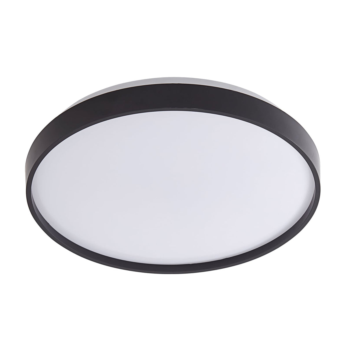 Detalj av Smart LED-taklampe Mirren svart metall RGB CCT