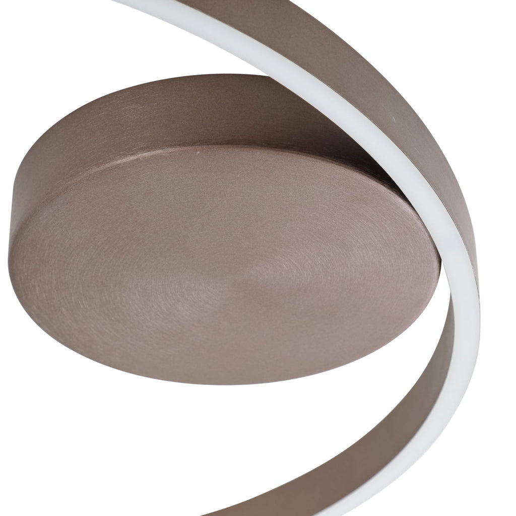 Smart LED-taklampe Moise kaffe CCT dimbar Ø60 cm fjernkontroll