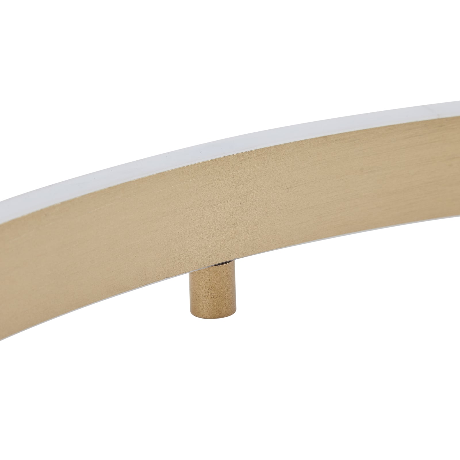 Smart LED taklampe Moise rund gull CCT dimbar Ø60 cm montert i rom