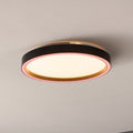 Smart LED-taklampe Montemorelos-Z RGBW Zigbee svart Ø42 cm forfra