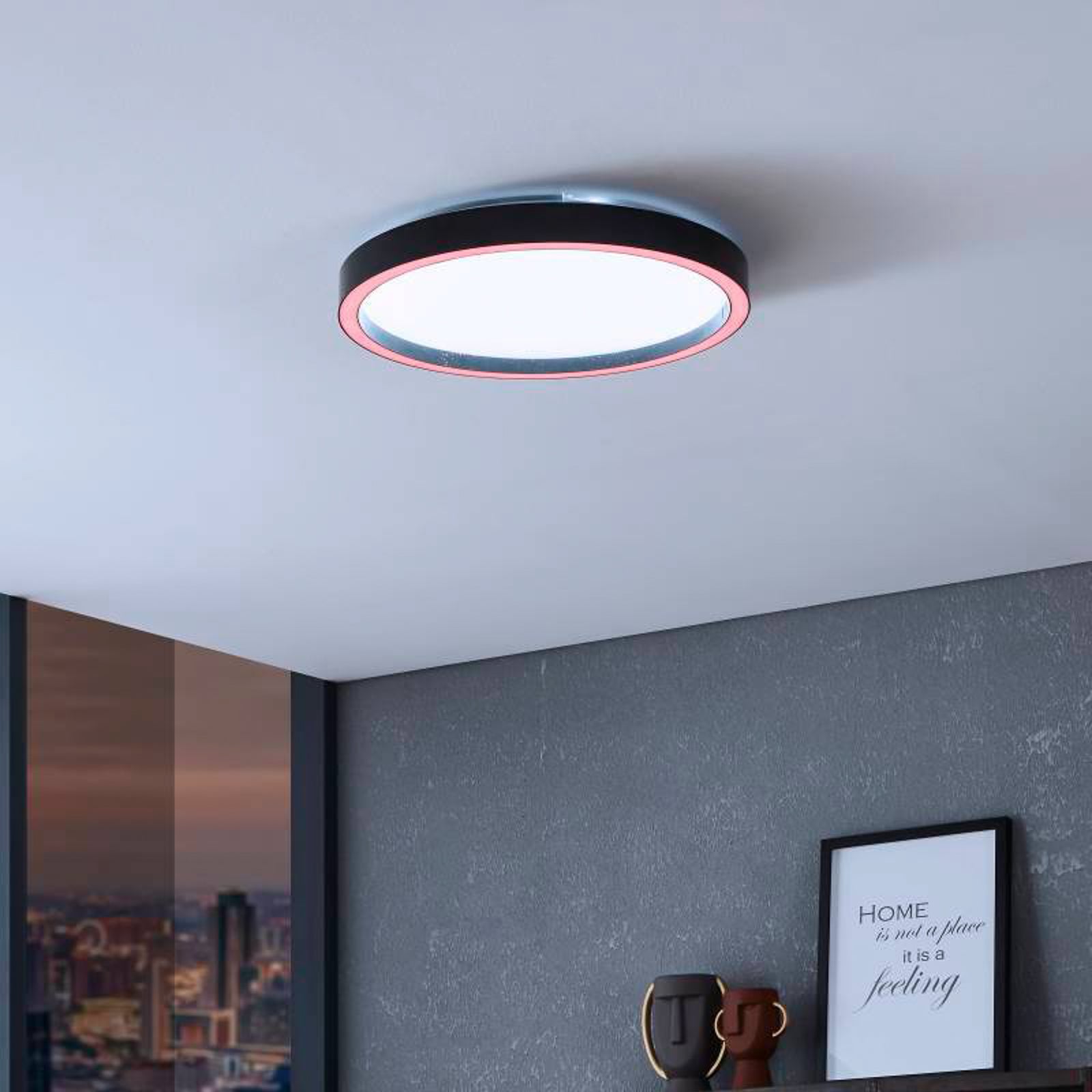 Smart LED-taklampe Montemorelos-Z montert i tak