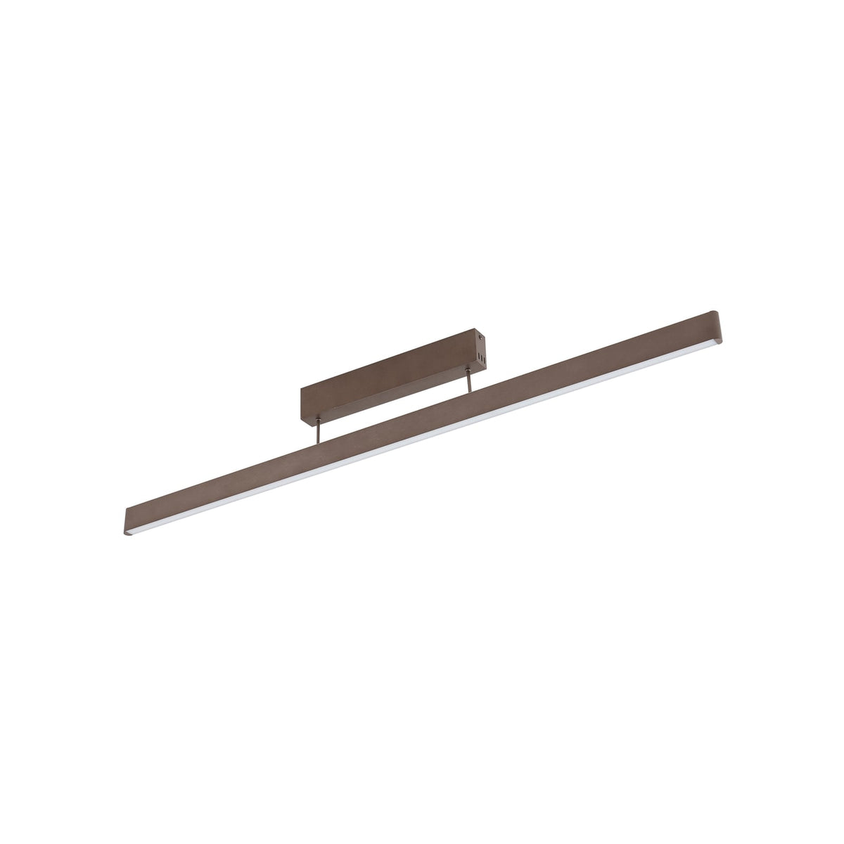 Detalj av Smart LED-taklampe Mylosh CCT dimbar brun 110 cm