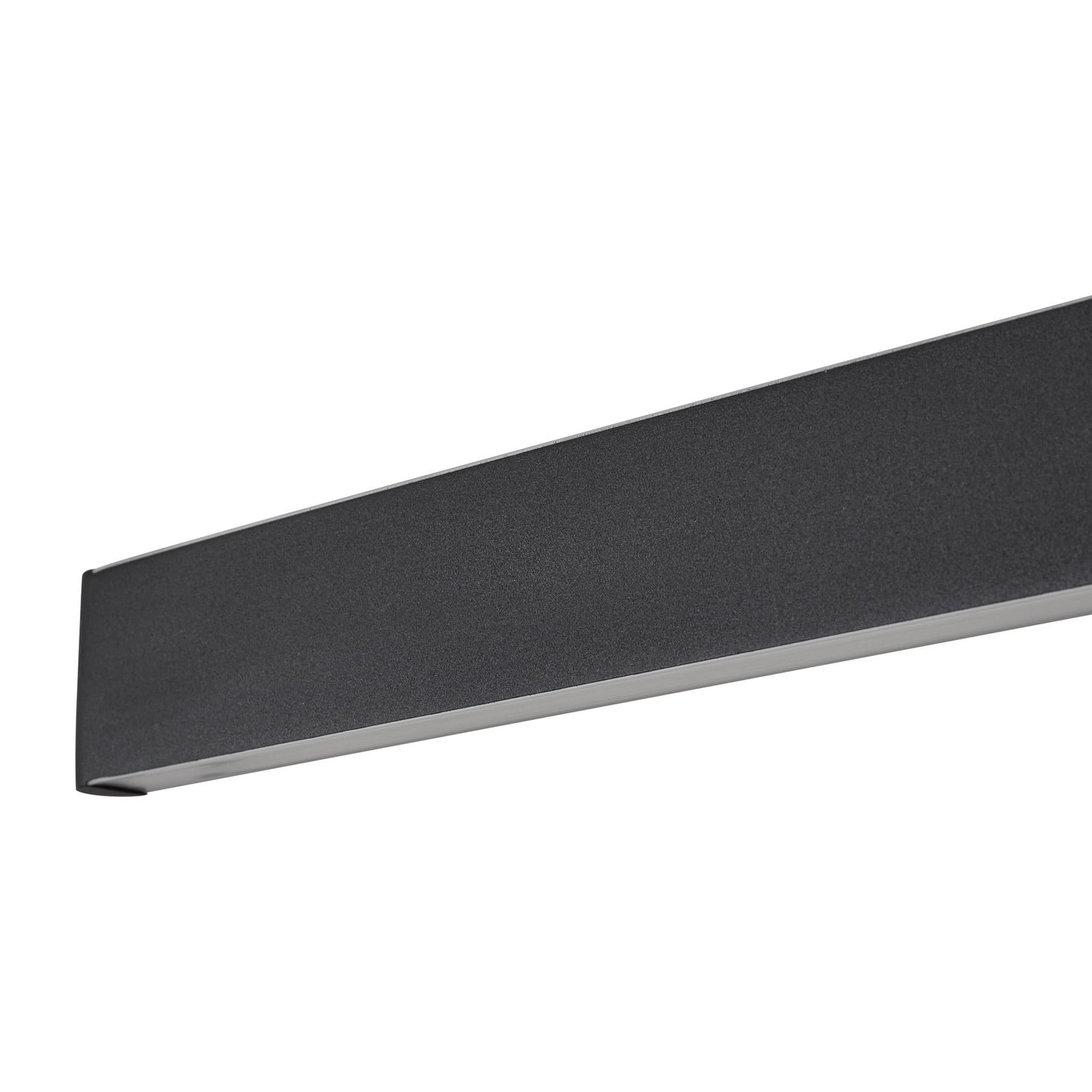 Smart LED-taklampe Mylosh svart 110 cm med fjernkontroll