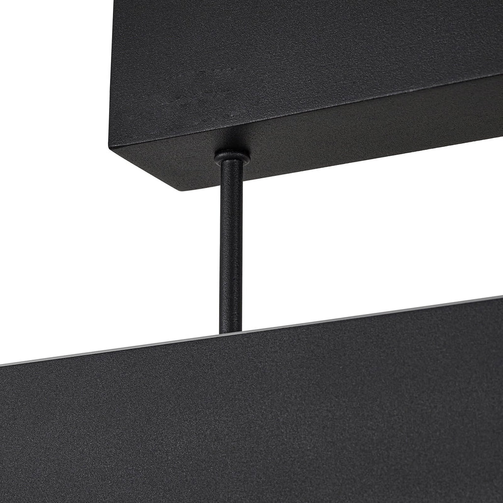 Smart LED-taklampe Mylosh svart 110 cm lysfargejustering