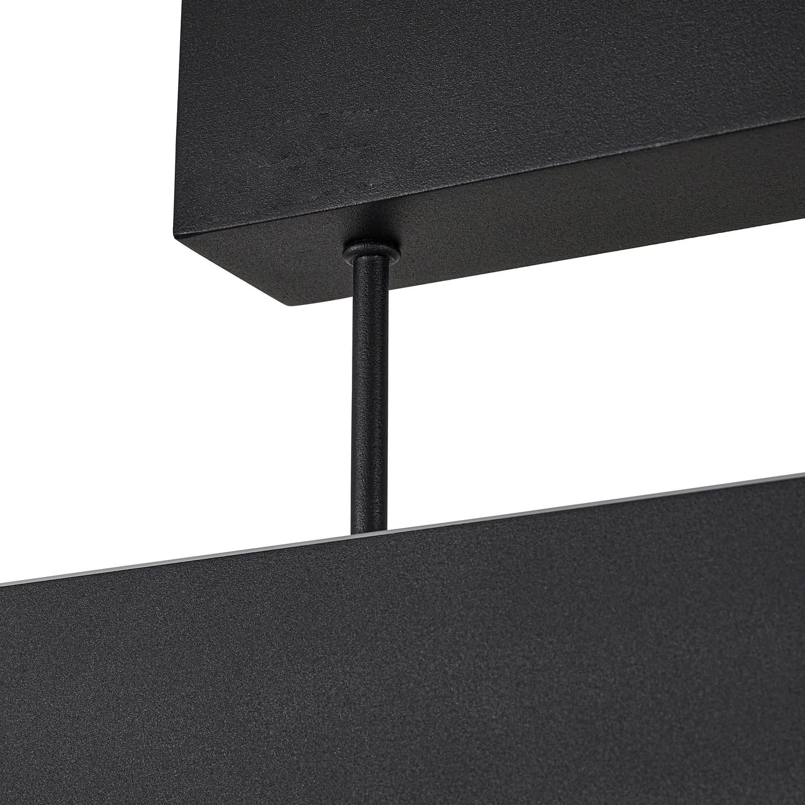 Smart LED-taklampe Mylosh svart 110 cm lysfargejustering