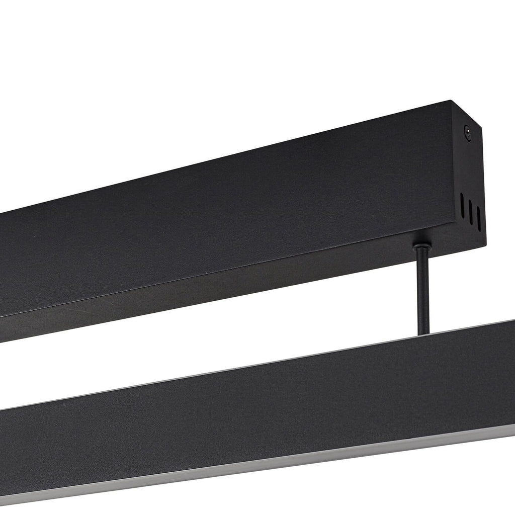 Smart LED-taklampe Mylosh svart 110 cm appstyring