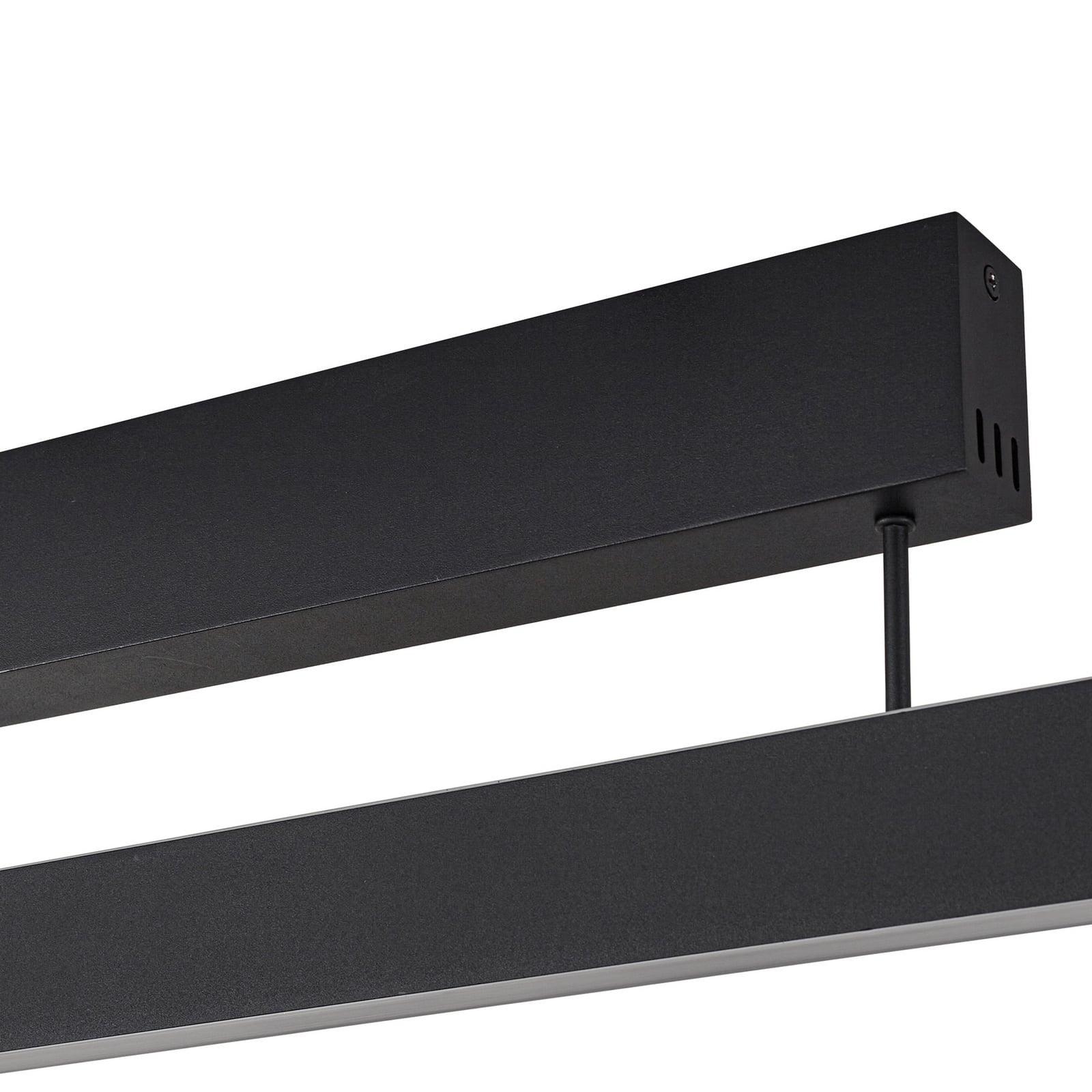 Smart LED-taklampe Mylosh svart 110 cm appstyring