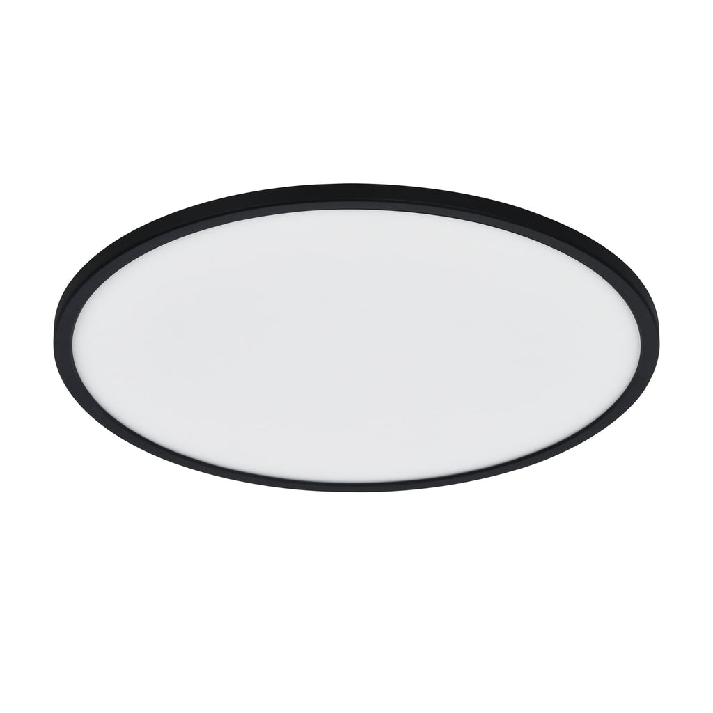 Smart LED-taklampe Oja CCT dimbar svart Ø60 cm bakside